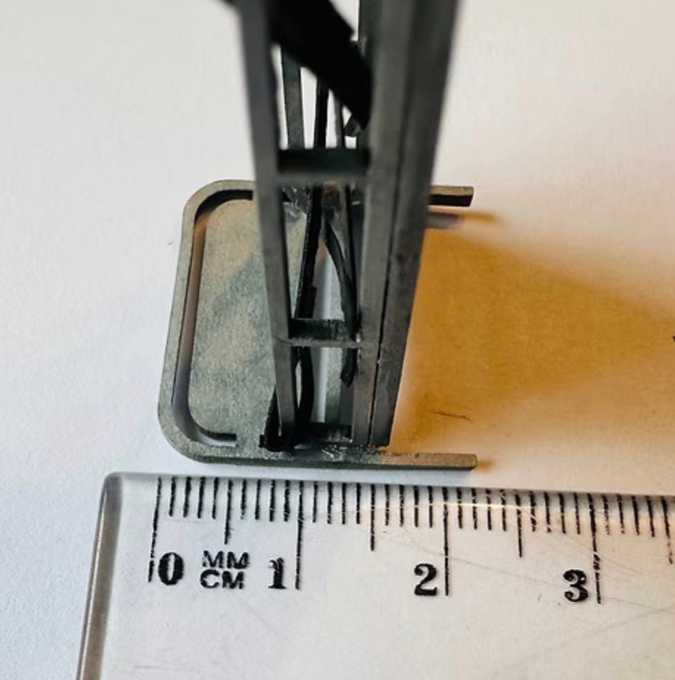 MEDICAL. Strap down bed 1/48th scale