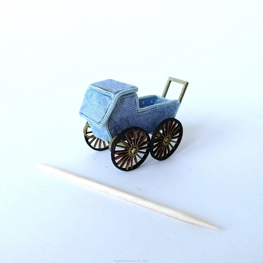 Homemaking. collection. PRAM WITH REMOVABLE CARRIAGE. 1/48th scale KIT