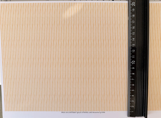 Wallpaper CONTRAST gold stripes