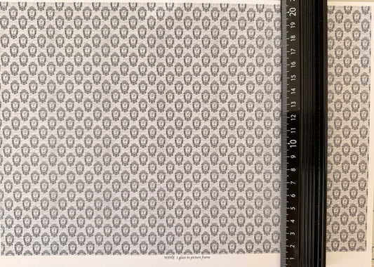 Wallpaper French wine glass in picture frame