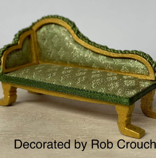 French Collection. ORNATE STYLE CHAISE LONGUE. 1/48th scale kit