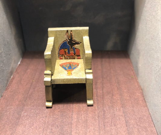 Egyptian. THRONE. 1/48th scale.