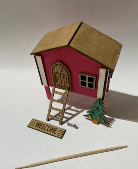 Christmas Collection. Finnish FAIRY/ELF/ TONTTU HOUSE.1/48th scale kit