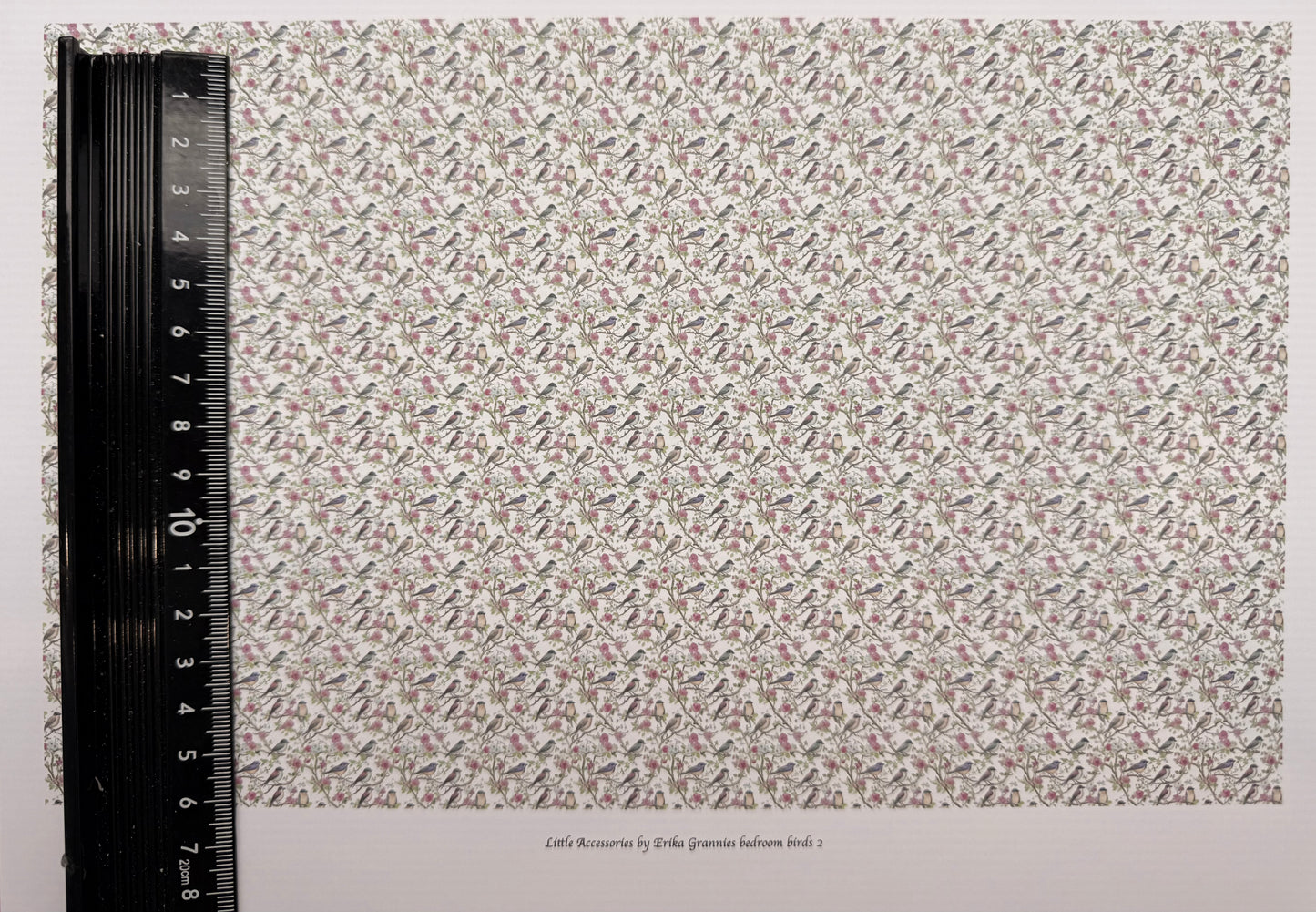 Wallpaper Grannies bedroom birds 2