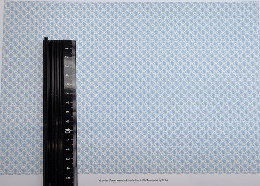 Wallpaper Forget me not hearts