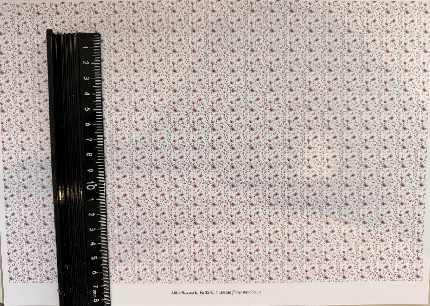 FABRIC Victorian flower meadow 14