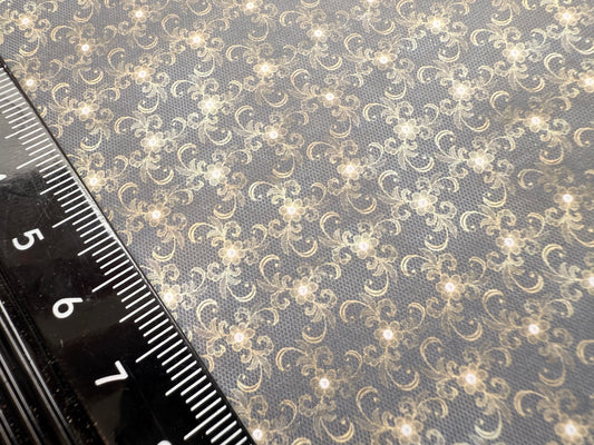 FABRIC ictorian blue gold 1 (lace)