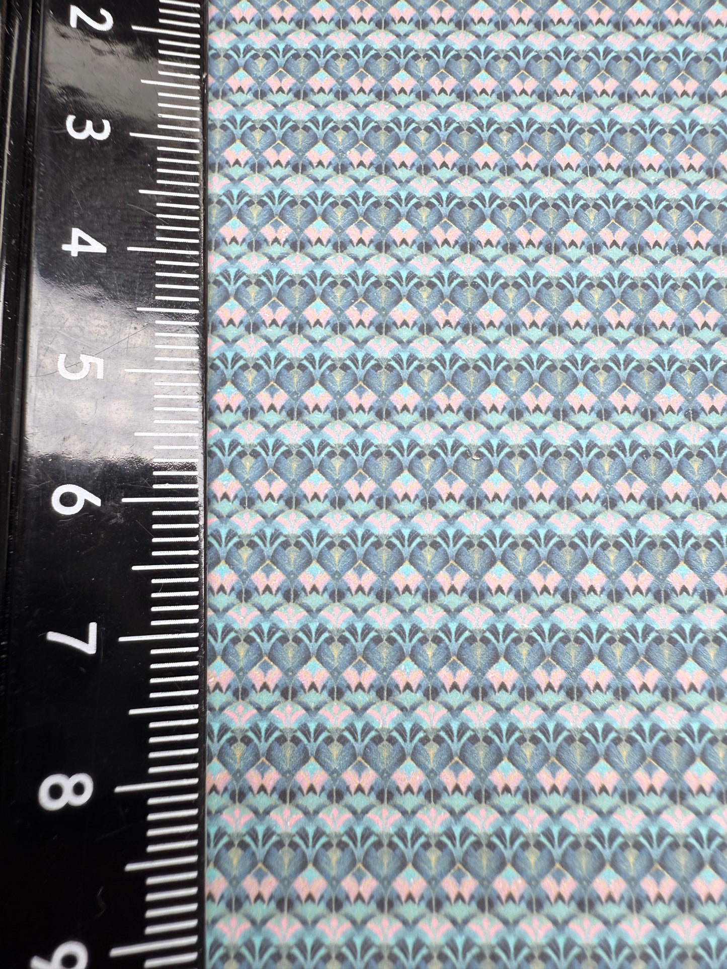 Wallpaper Art Deco Teal & pink