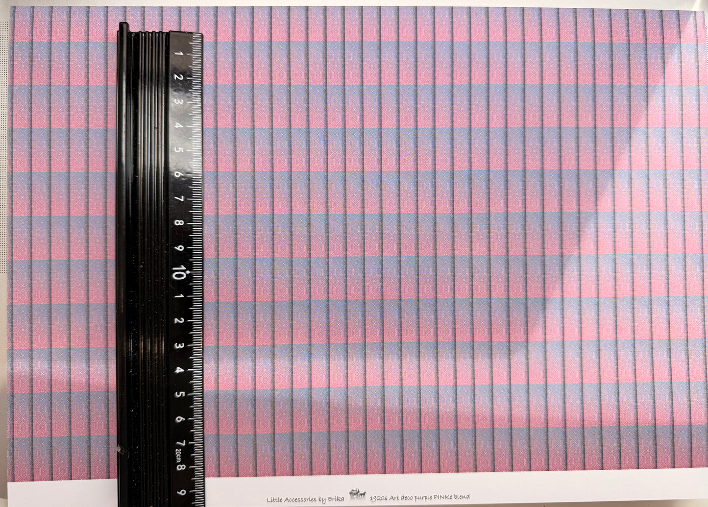 Wallpaper Art Deco purple PINK blend