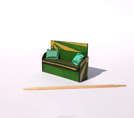 Art Deco collection. SOFA. 1/48th scale kit
