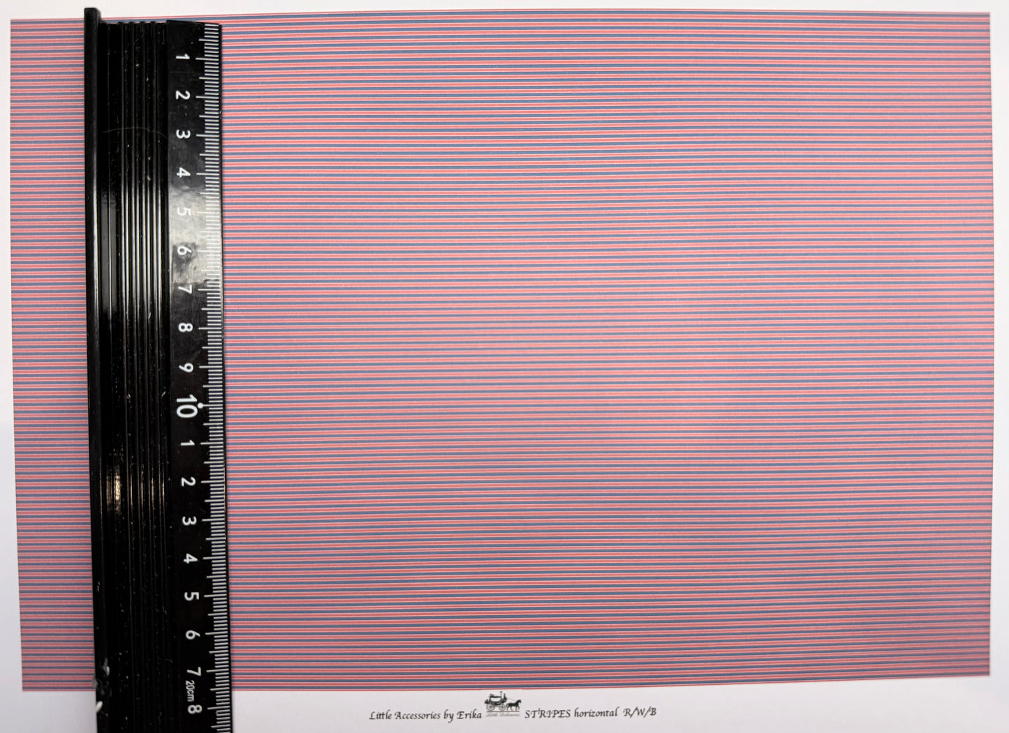 Wallpaper Contrast stripes horizontal R/W/B