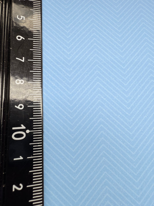 WALLPAPER ALICE BLUE ZIGZAG CONTRAST