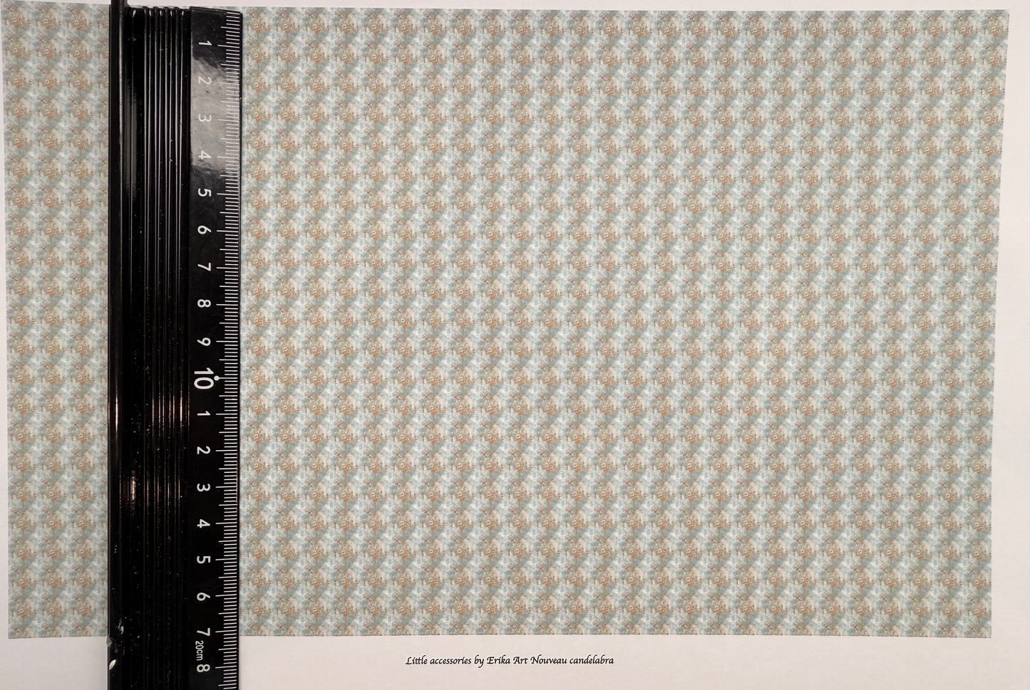 Wallpaper Art Nouveau candelabra