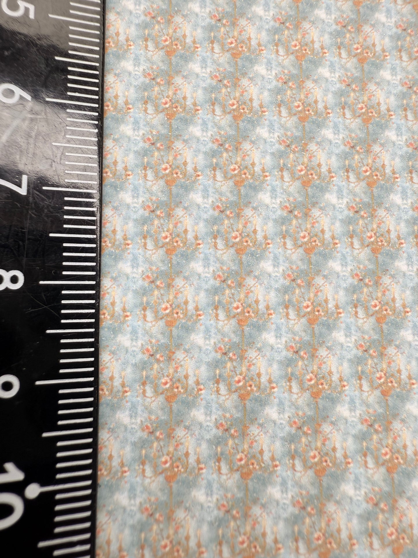 Wallpaper Art Nouveau candelabra