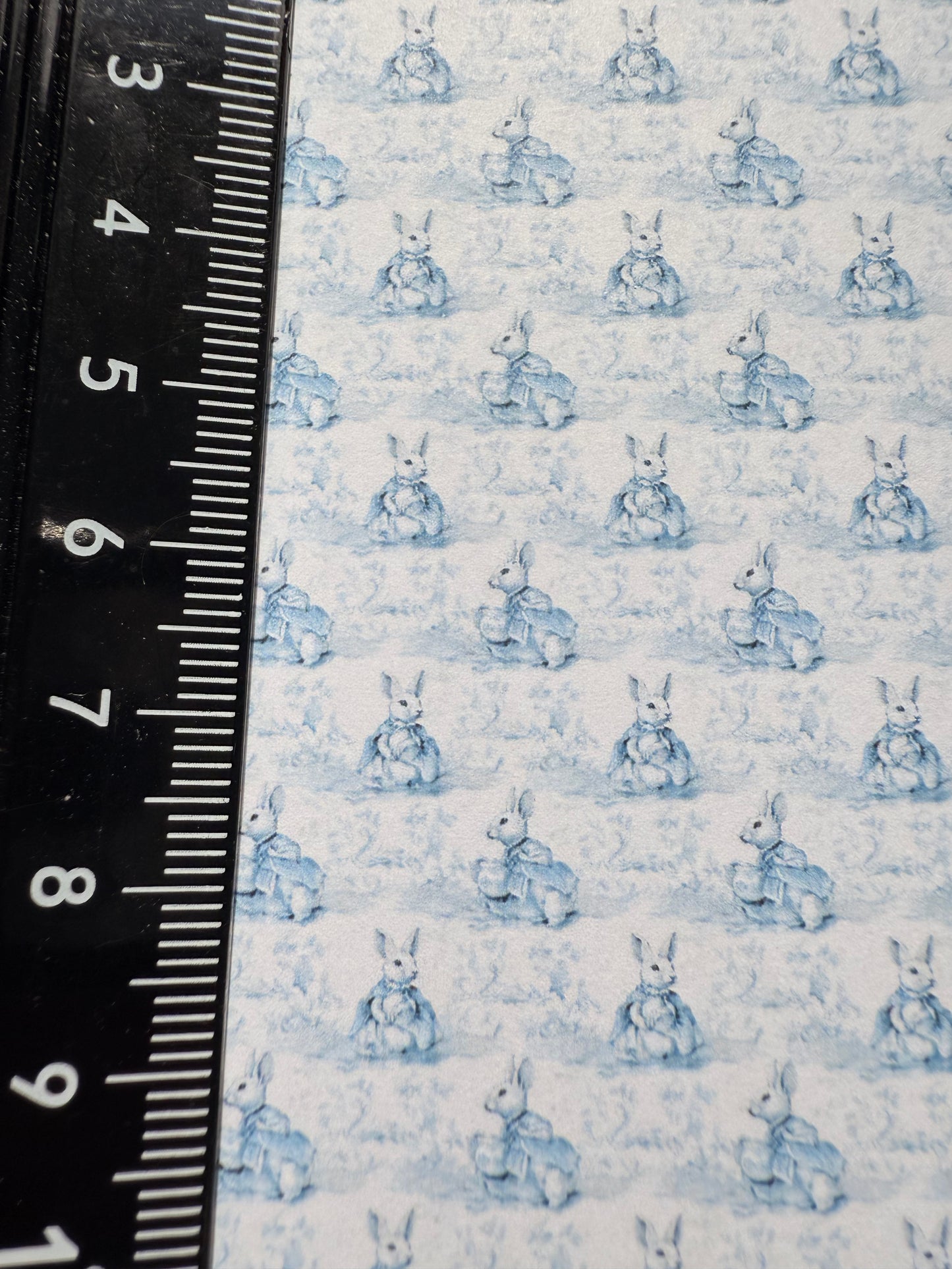 Wallpaper Children toile de Jour blue Rabbits