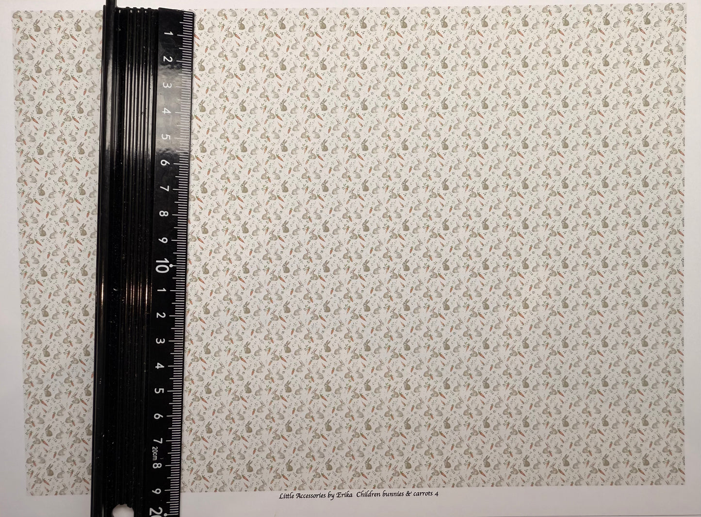 Wallpaper Children bunnies & carrots