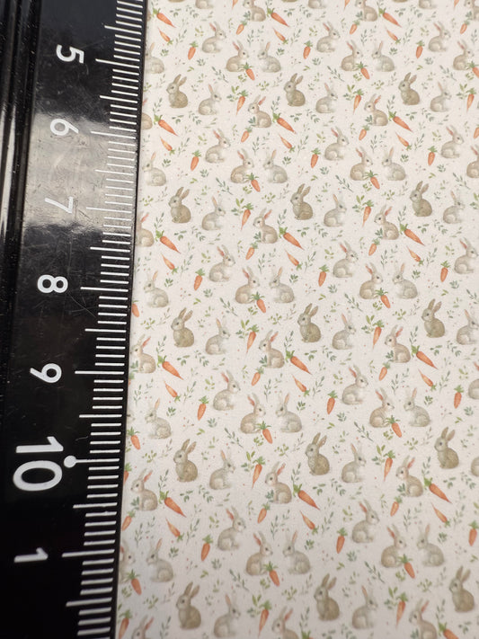 Wallpaper Children bunnies & carrots