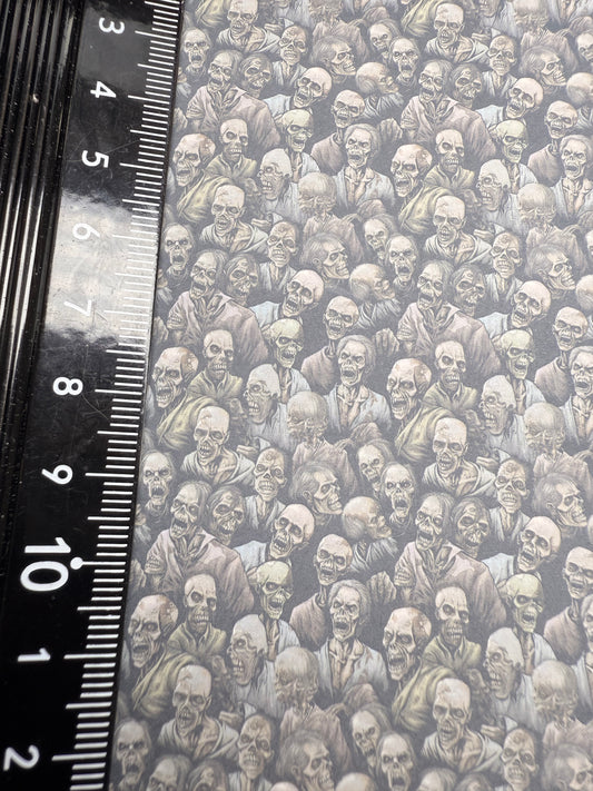 Wallpaper halloween skulls zombie 2