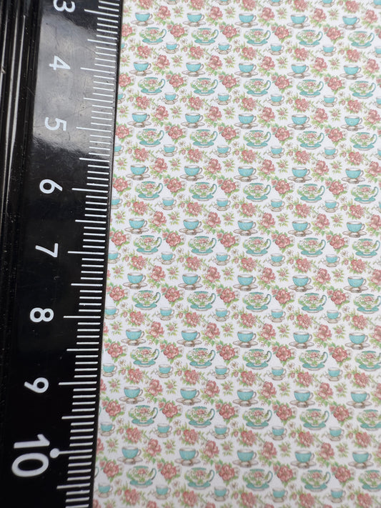 wallpaper kitchen teacups 3