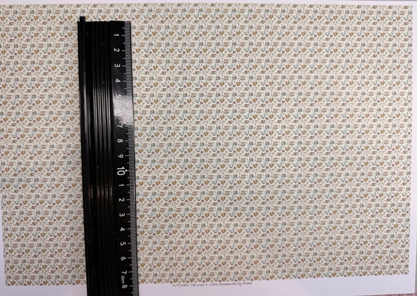 Wallpaper kitchen Teacups 3