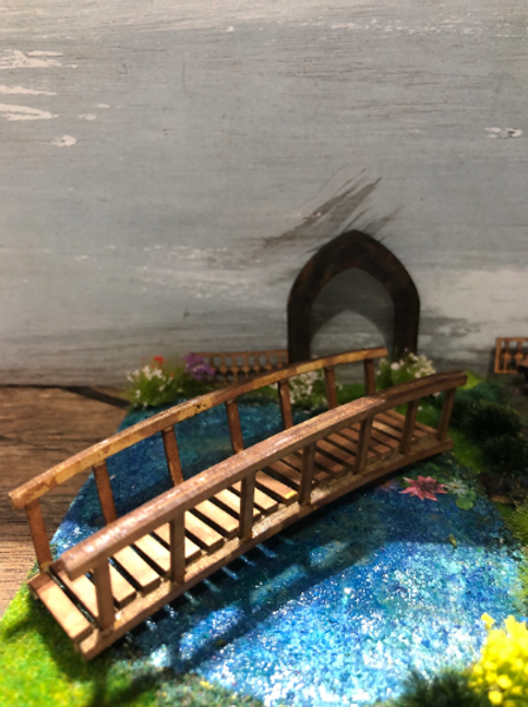 Garden & Playground collection. ARCHED BRIDGE.1/48th scale kit