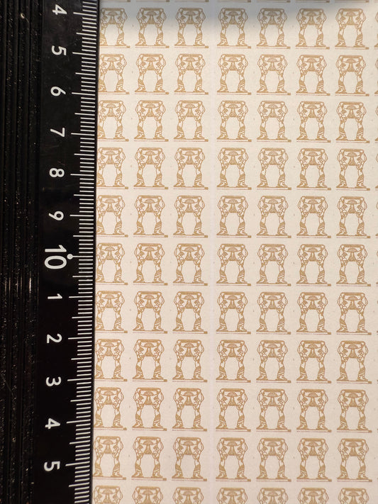 Wallpaper Egyptian urn carrier cream