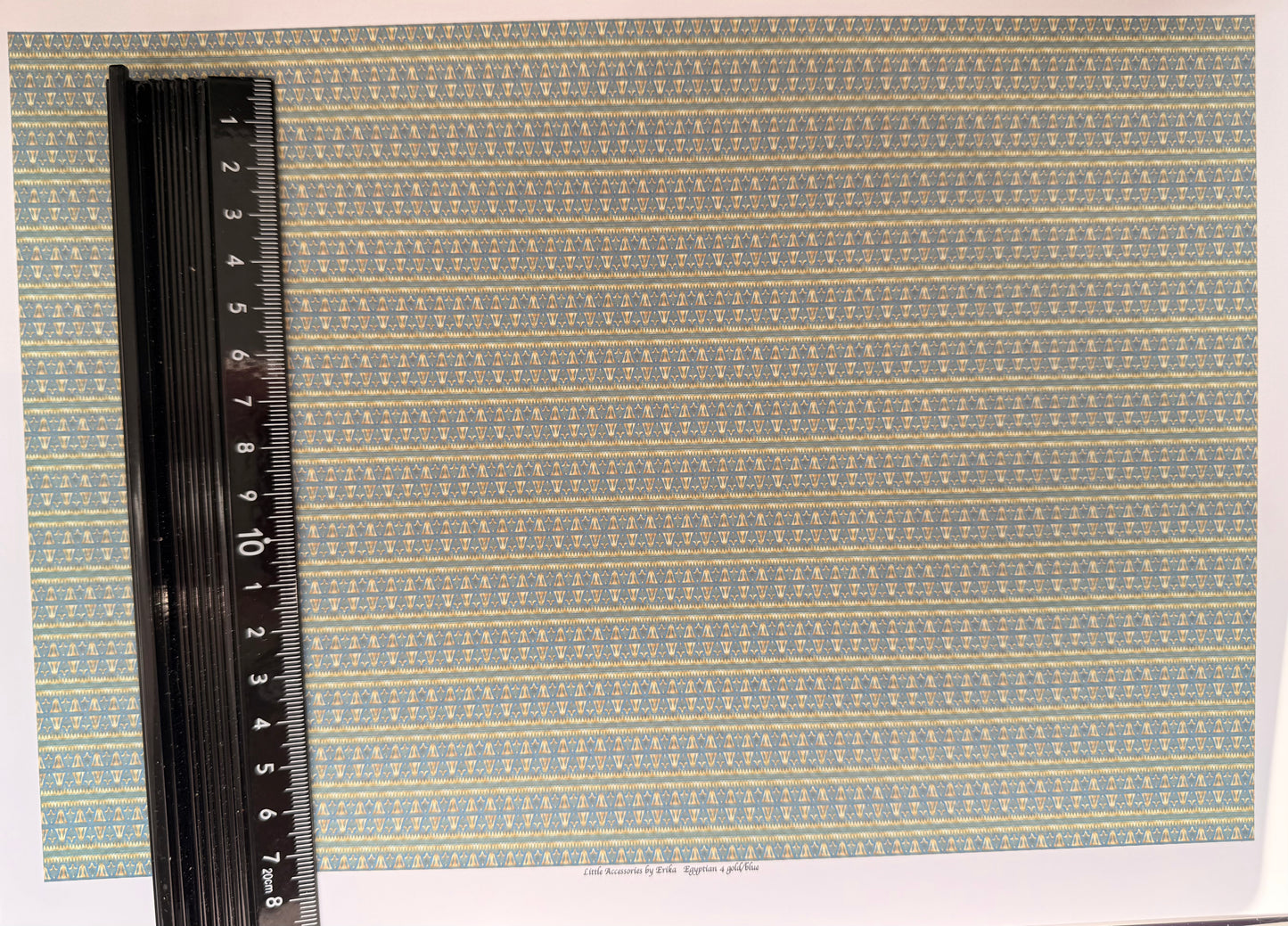 Wallpaper Egyptian 4 gold blue