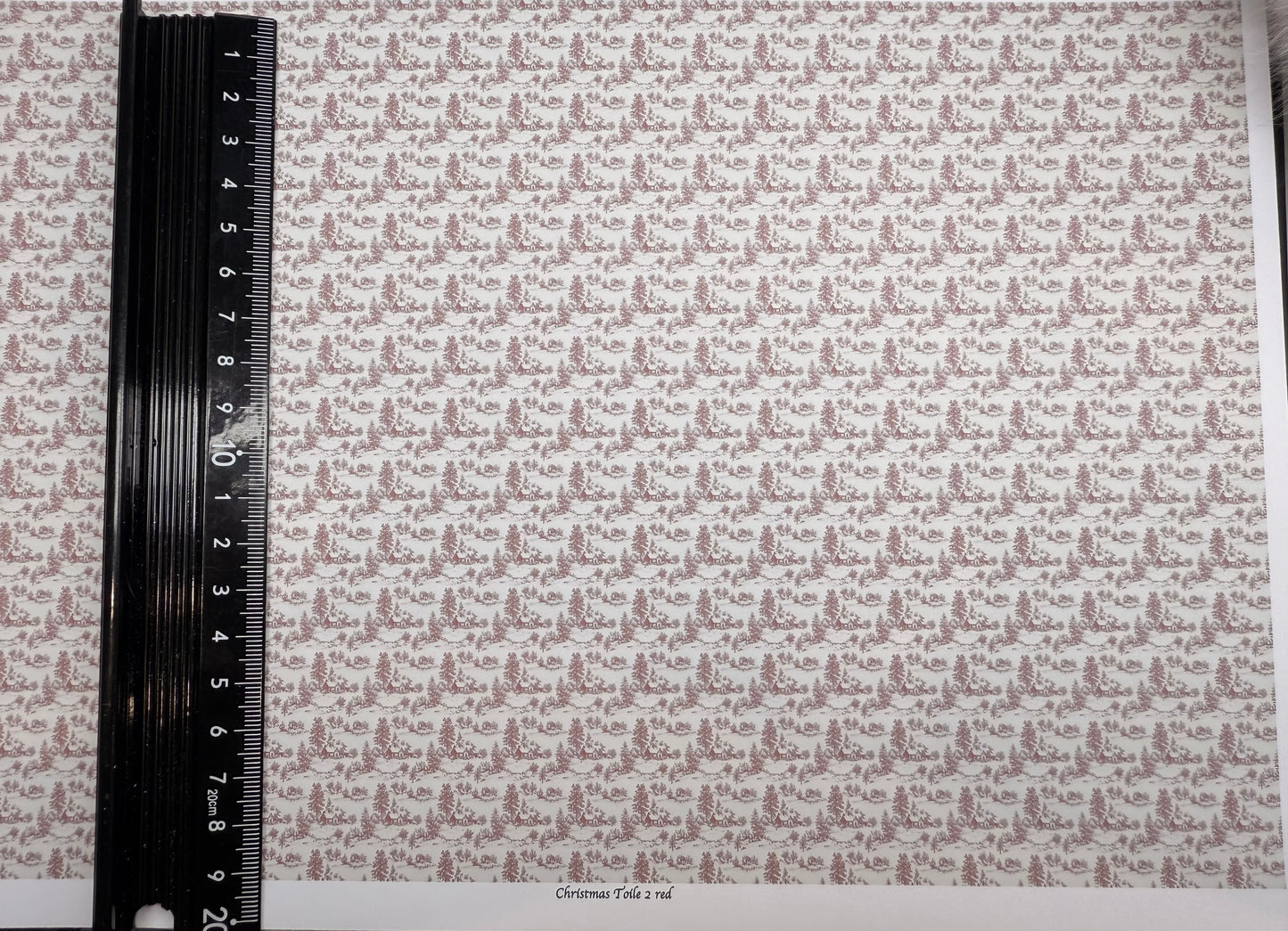 Christmas Toile 2 red