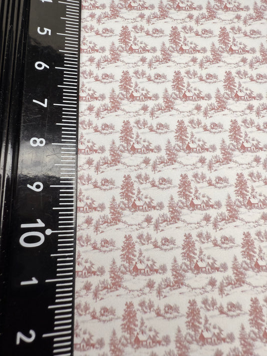 Christmas Toile 2 red