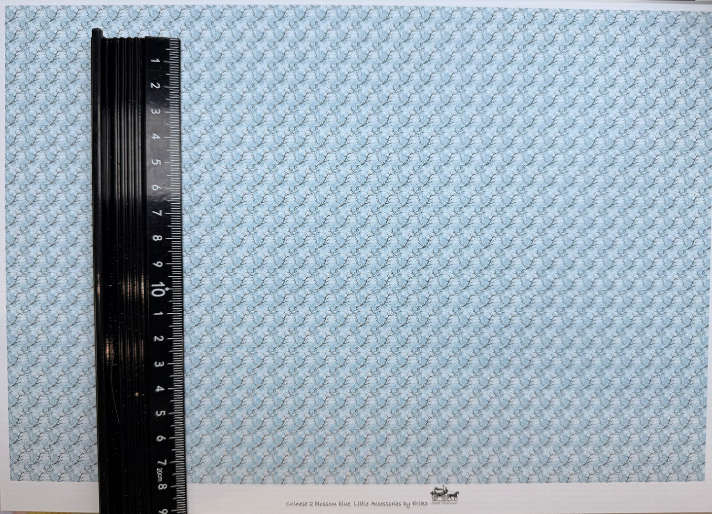 FABRIC Chinese 2 blossom blue