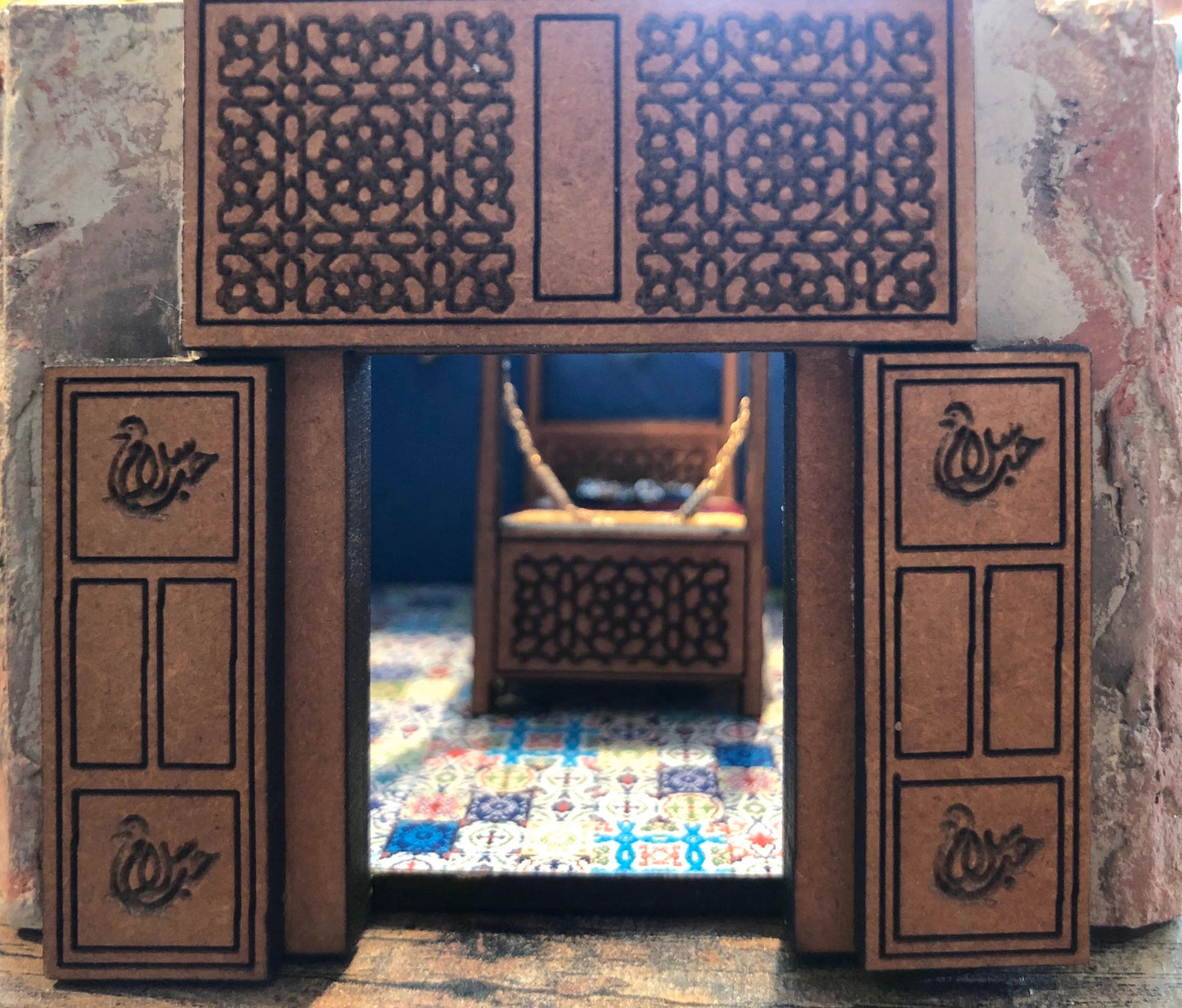 Moroccan collection. ROOM BOX. 1/48th scale