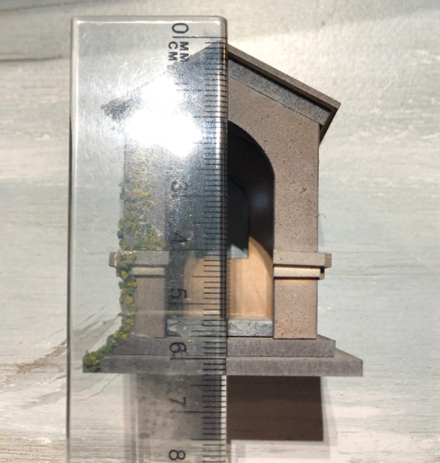 Halloween/Gothic crypt collections. MAUSOLEUM/ CRYPT 1/48th scale kit