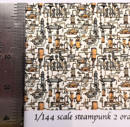 1/144 scale wallpaper Steampunk 2 orange