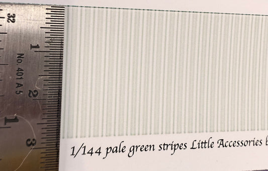 1/144 scale wallpaper pale green stripes