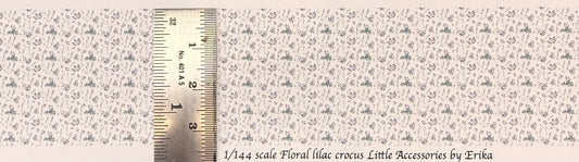 1/144 scale wallpaper Floral lilac crocus