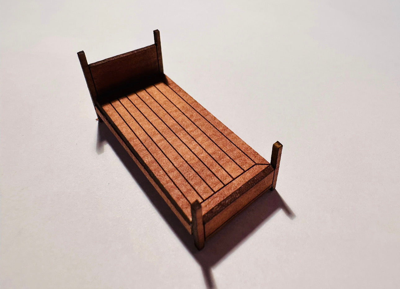 Wild West Collection. WOODEN BED. 1/48th scale KIT