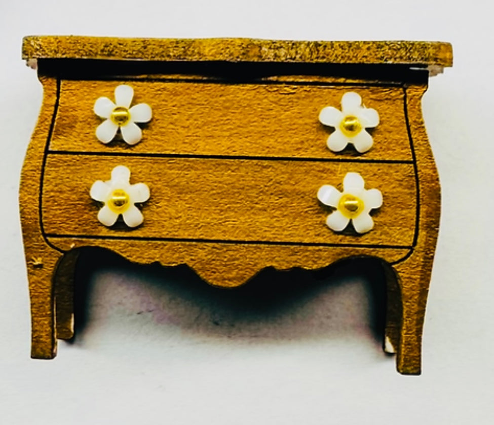 Princess flower chest of drawers. 1/48th scale