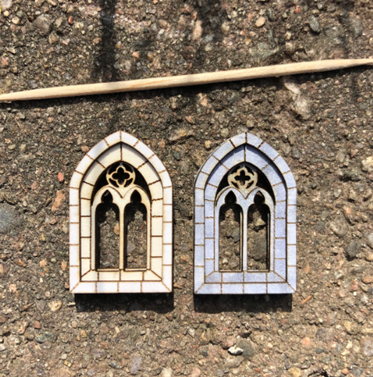 GOTHIC windows 4 pack 1/48th scale