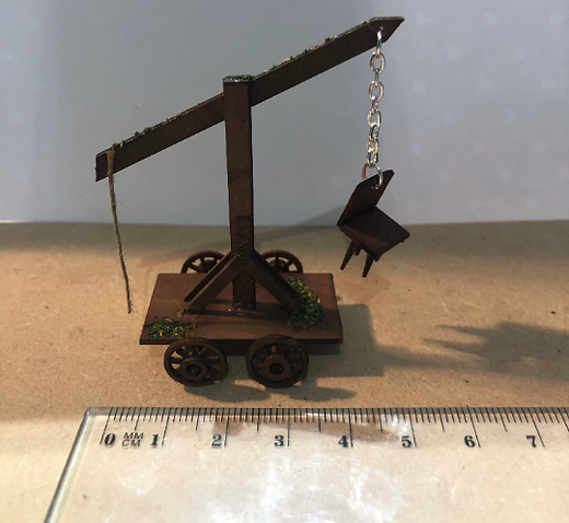 PUNISHMENT & PERSUASION. Witches ducking stool. 1/48th scale KIT