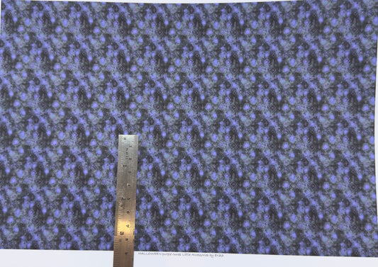 FABRIC  halloween runes purple