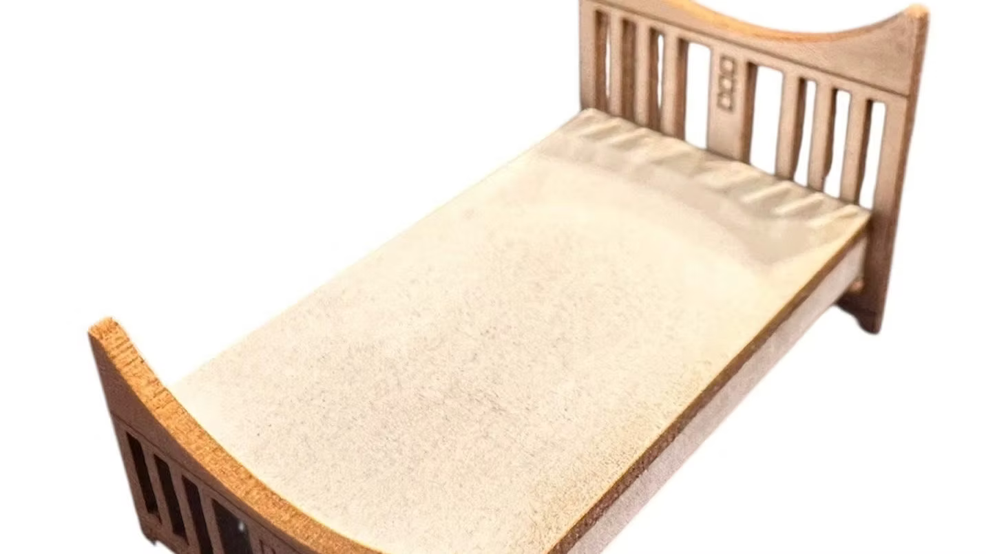 Mackintosh bed 1/48th scale