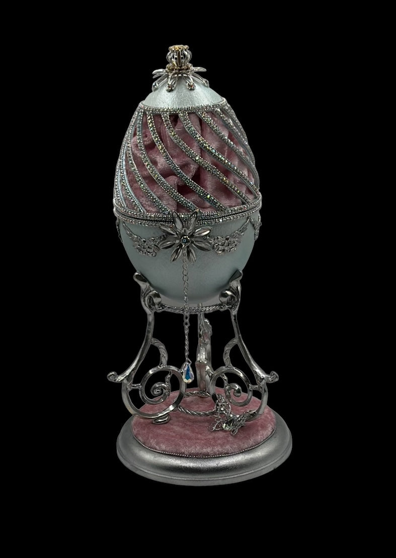 Silver Swirl. EMU egg. SOLD