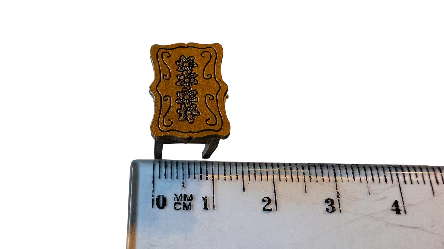 Princess flower beside cabinets. 1/48th scale